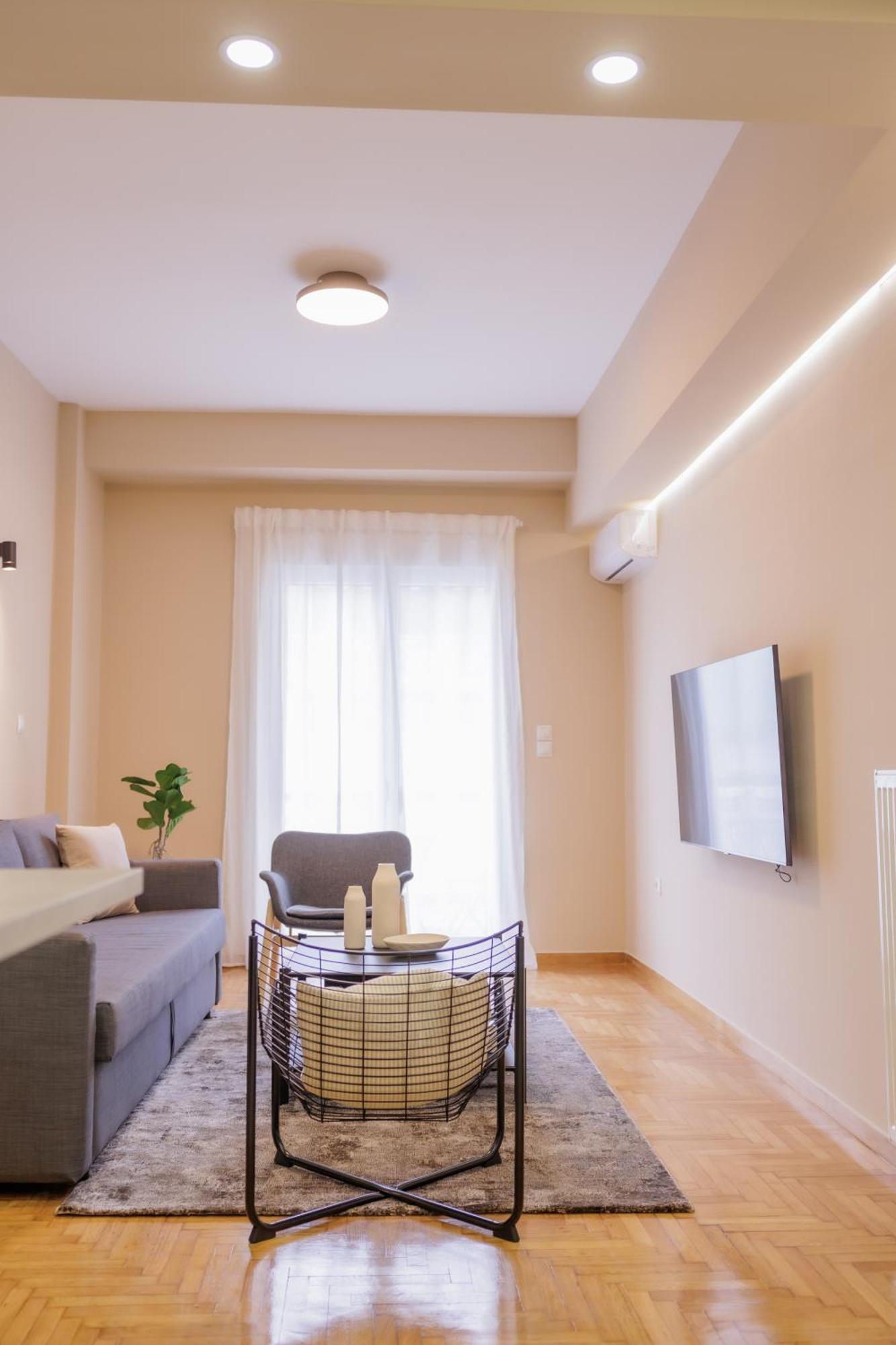 Modern 2Bdr Apt - 2' To Metro - Direct To Acropolis Athene Buitenkant foto